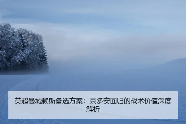 英超曼城赖斯备选方案：京多安回归的战术价值深度解析